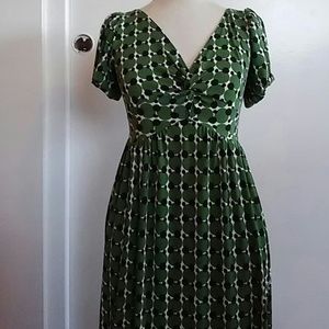 Dress green black & white